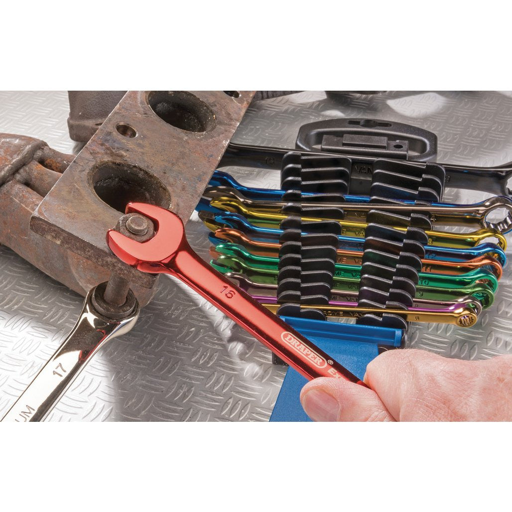 Draper Expert HI-TORQ® Metric Coloured Combination Spanner Set (13 Piece)  23017