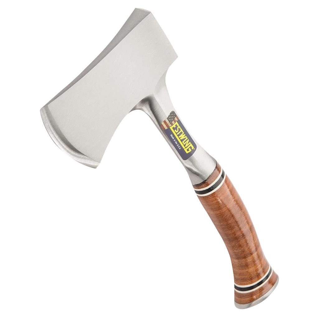 Draper Estwing E14A Sportsman's Axe with Leather Grip, 3-1/4"/83mm  23501
