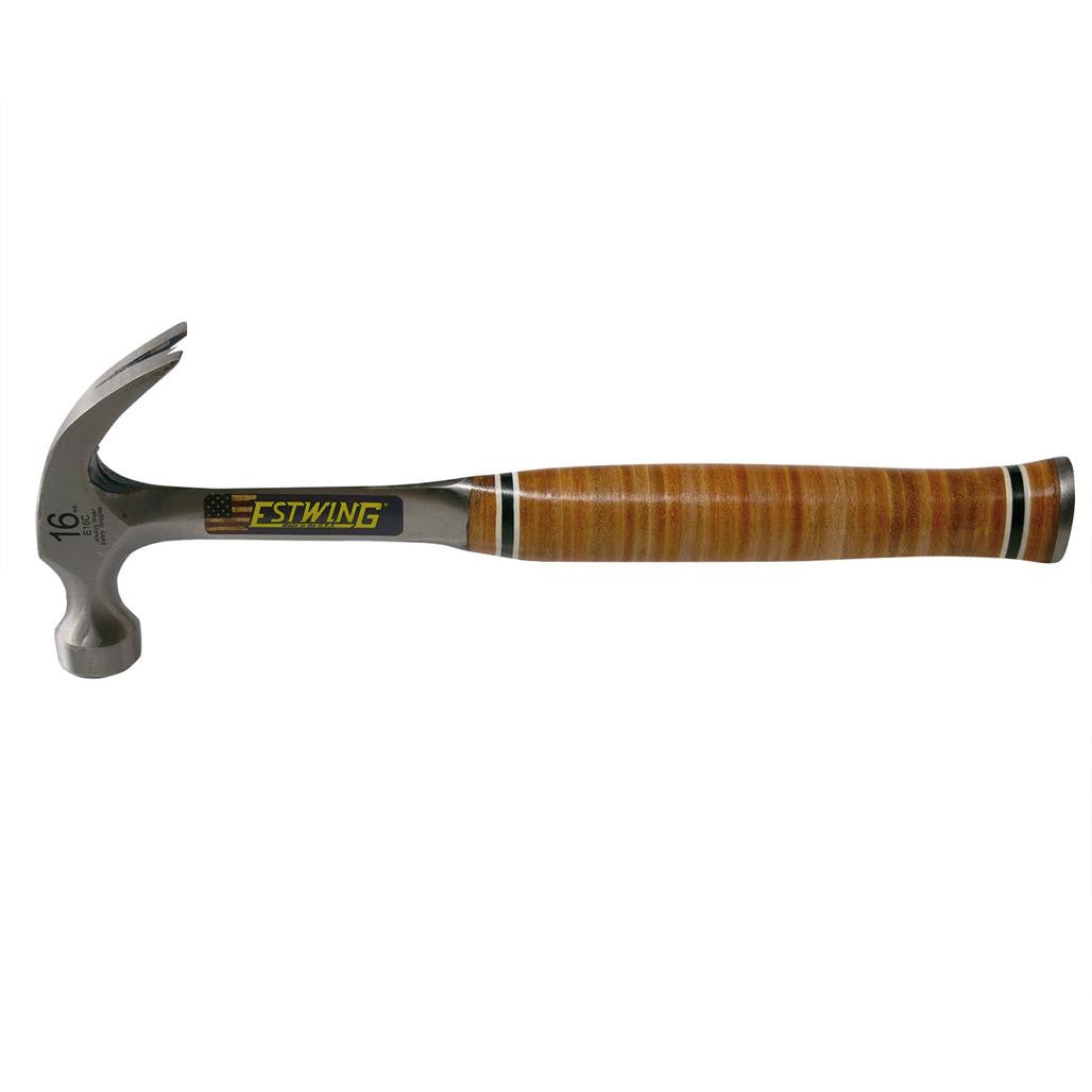 Draper Estwing E16C Curved Claw Hammer with Leather Grip, 16oz/448g  23506