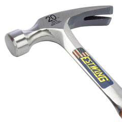 Draper Estwing E20S Straight Claw Hammer with Leather Grip, 20oz/560g  23514