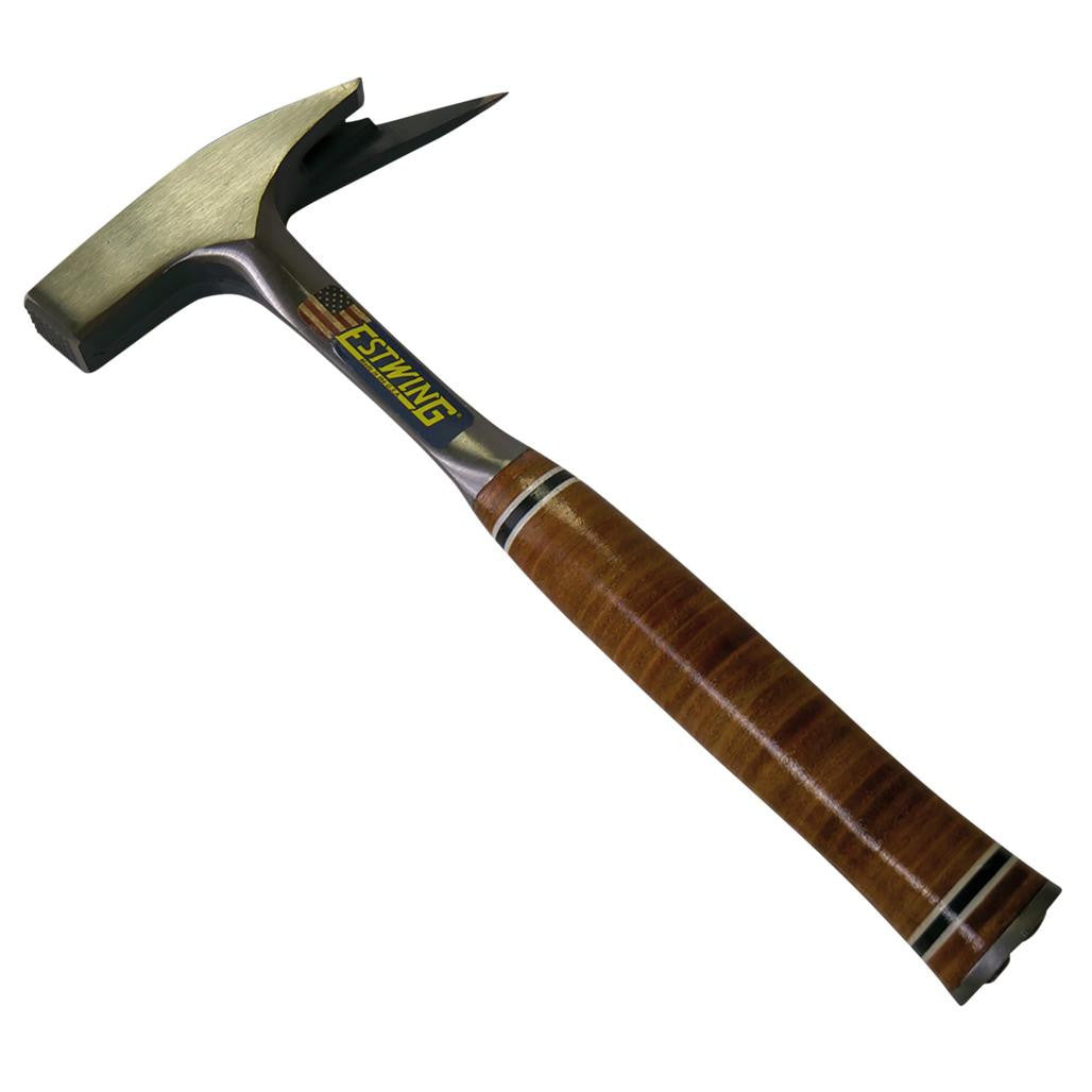 Draper Estwing E239MS Smooth Face Roofers Pick Hammer with Leather Grip, 21oz/600g  23518