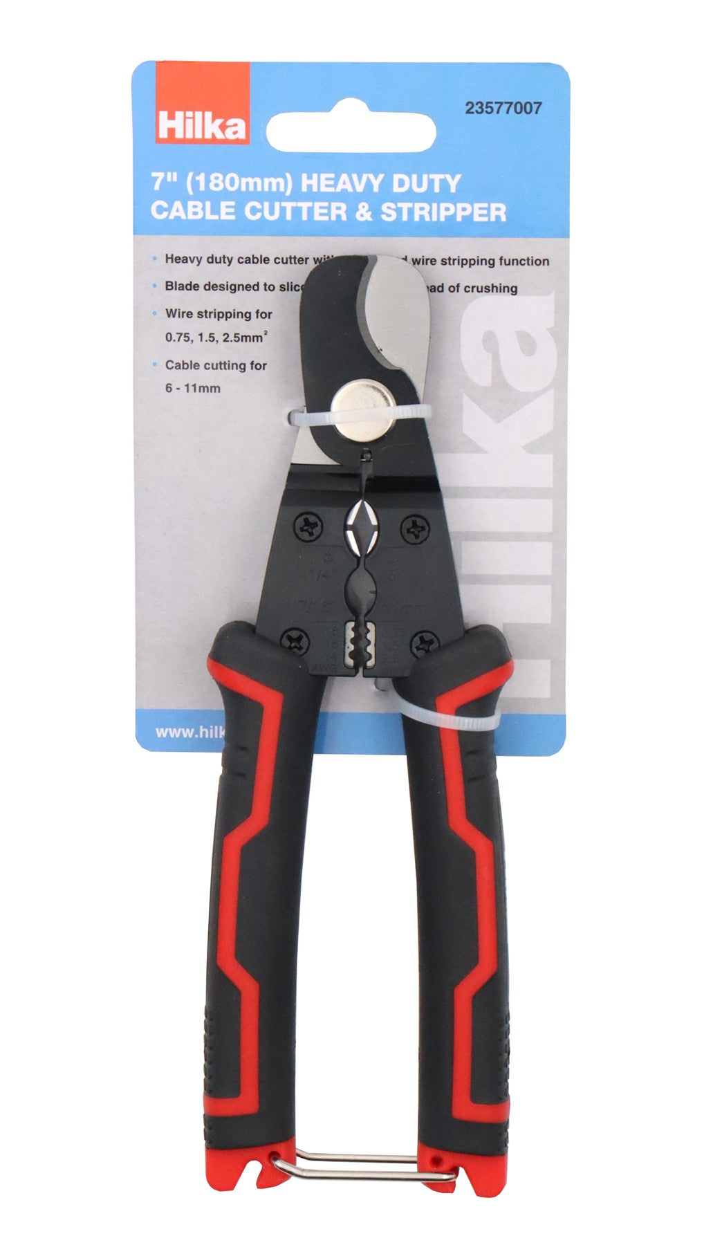 Hilka 7" Heavy Duty Cable Cutter & Stripper 23577007