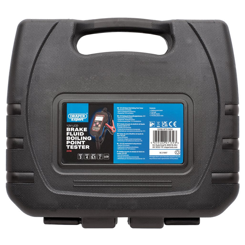 Draper Expert 12V LCD Brake Fluid Boiling Point Tester 23708