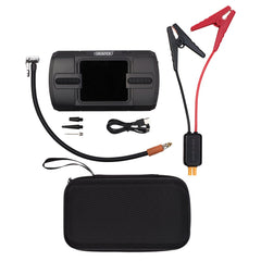 Draper 12V Lithium Jump Starter and Tyre Inflator, 1200A 23722