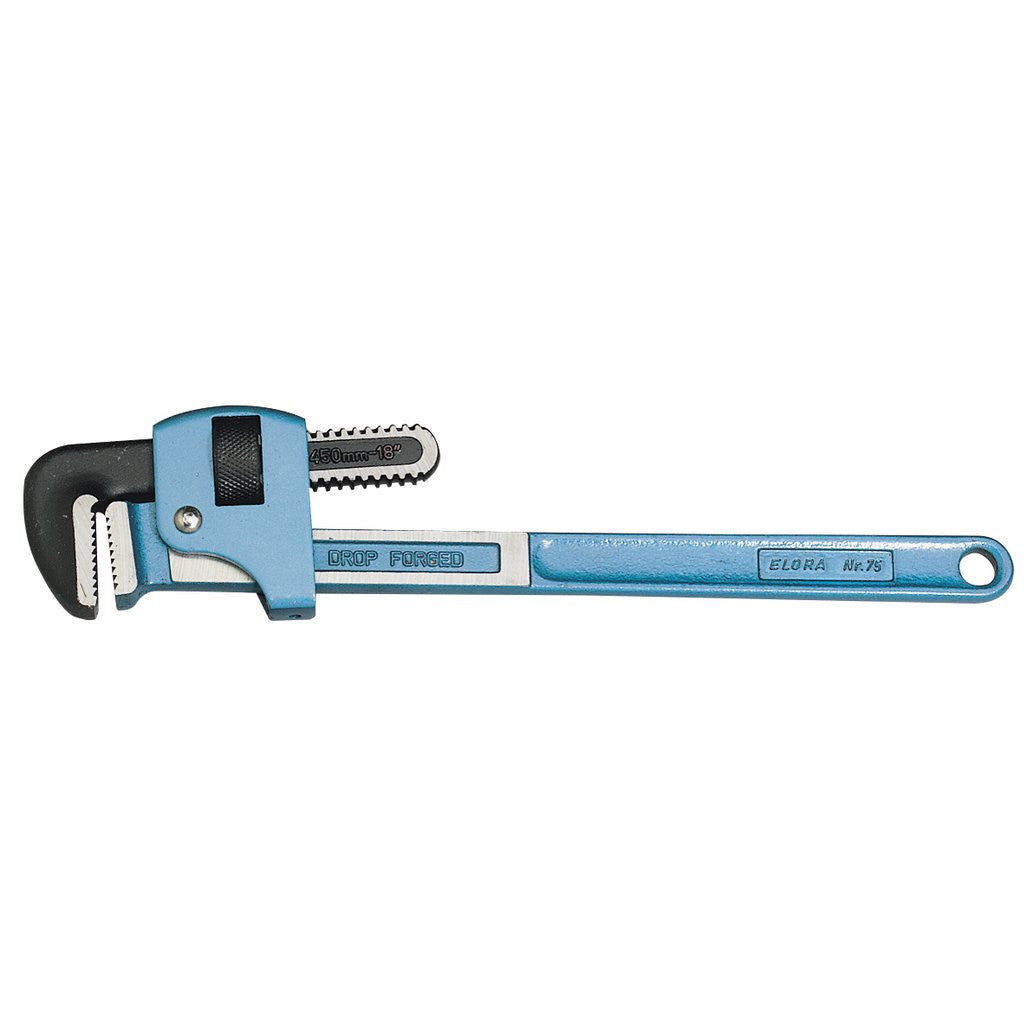 Draper Elora Adjustable Pipe Wrench, 450mm, 52mm  23725