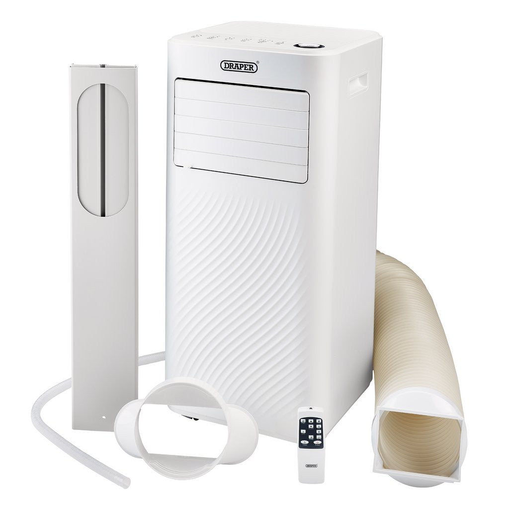 Draper 230V 3-in-1 Portable Air Conditioner with Remote Control, 9000BTU