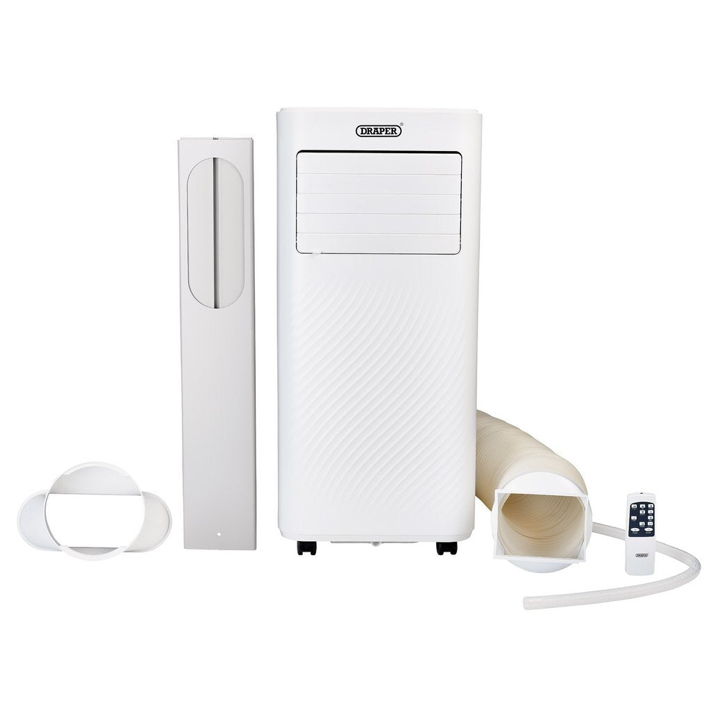 Draper 230V 3-in-1 Portable Air Conditioner with Remote Control, 9000BTU