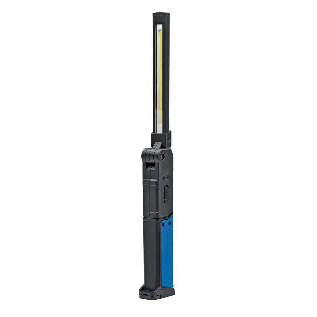 Draper Draper Expert COB/SMD LED Wireless/USB Rechargeable Folding Slim Inspection Light, 6W, 800 Lumens, USB-C Cable Supplied