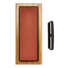 Draper Double Sided Whetstone Sharpening Stone with Non-Slip Base and Angle Guide, 1000/6000 Grit   23949