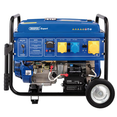 Draper Expert Petrol Generator with Wheels, 5000W   23987