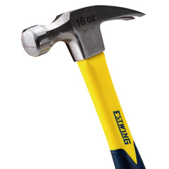 Draper Estwing EMRF16S Sure Strike Straight Claw Hammer with Fibreglass Handle, 16oz/453g  24081