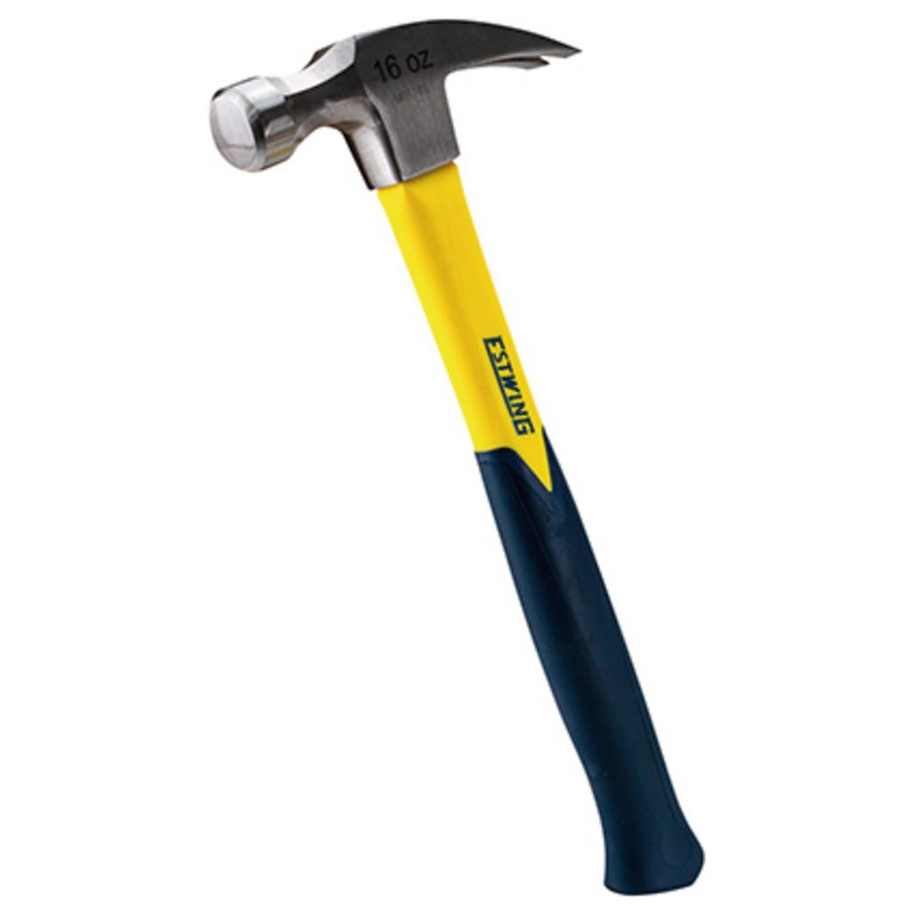 Draper Estwing EMRF16S Sure Strike Straight Claw Hammer with Fibreglass Handle, 16oz/453g  24081
