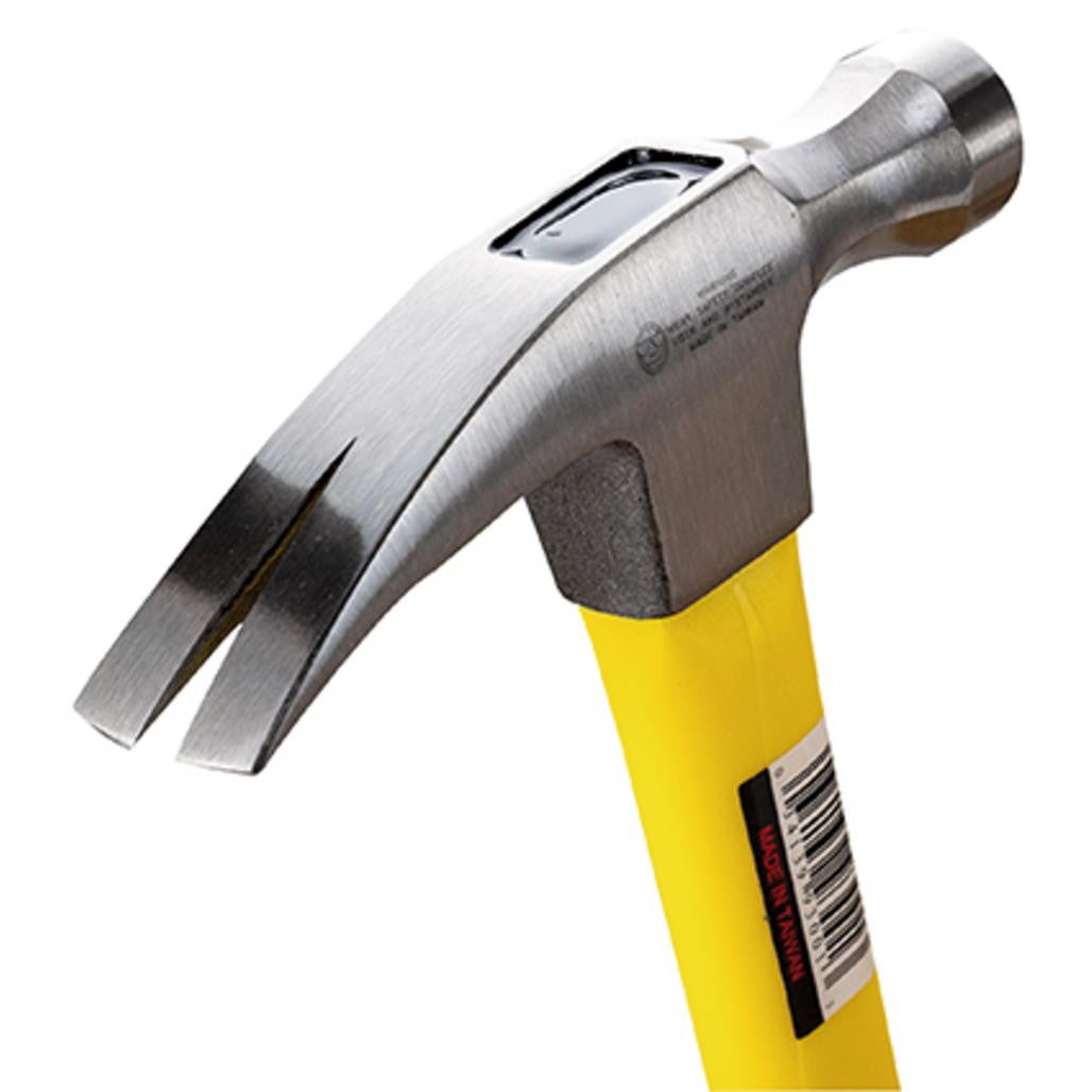 Draper Estwing EMRF16S Sure Strike Straight Claw Hammer with Fibreglass Handle, 16oz/453g  24081