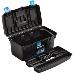Draper Plastic Toolbox with Tote Tray, 22" 24201