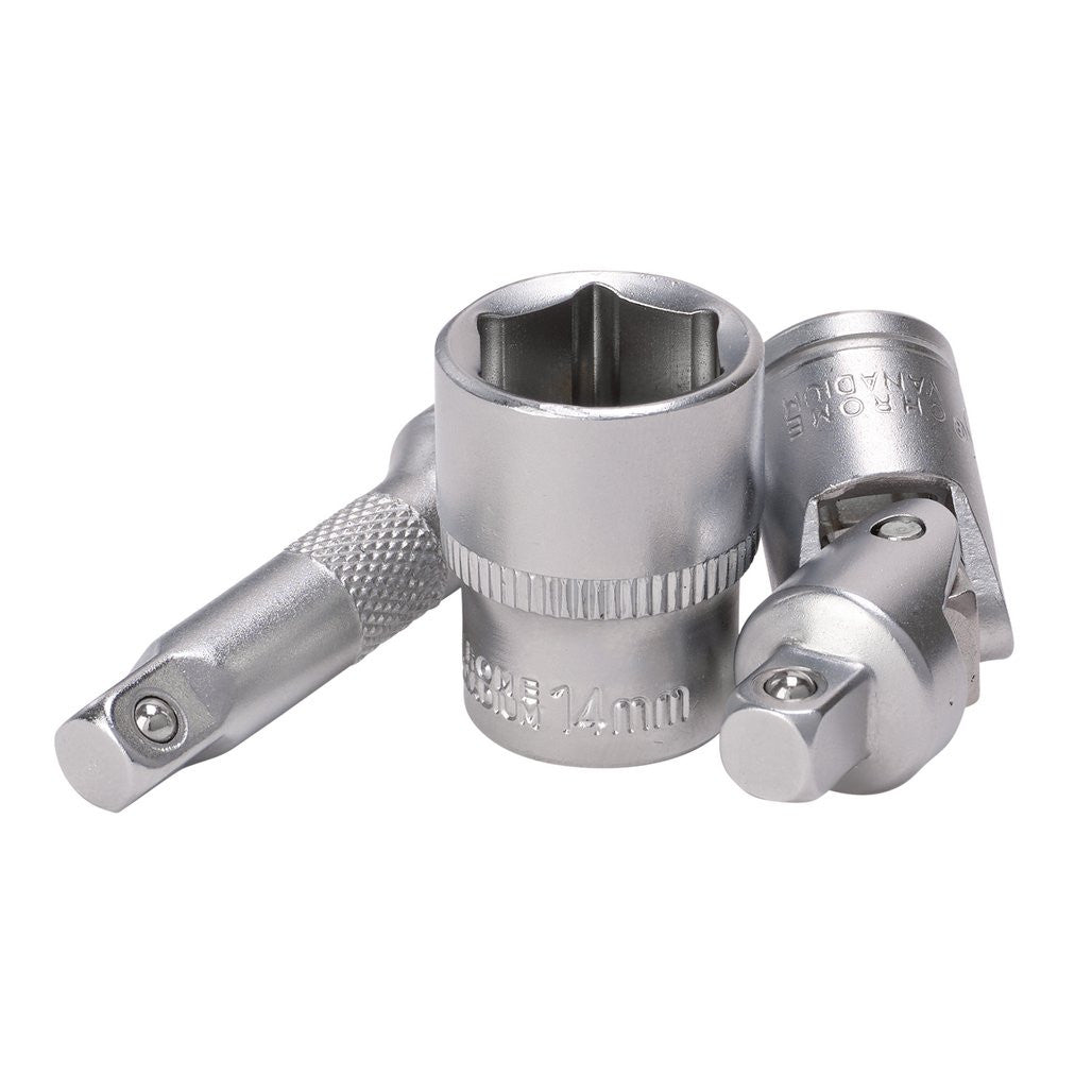 Draper HI-TORQ® Metric Socket and Bit Set, 1/4" Sq. Dr. (40 Piece)  24223