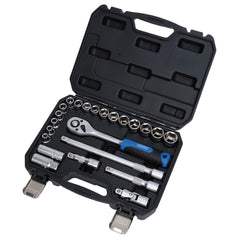 Draper HI-TORQ® Metric Socket Set, 1/2" Sq. Dr. (23 Piece)  24229
