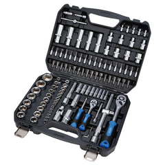 Draper HI-TORQ® Metric Socket and Bit Set, 1/4" and 1/2" Sq. Dr. (110 Piece)  24230