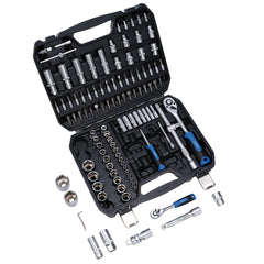 Draper HI-TORQ® Metric Socket and Bit Set, 1/4" and 1/2" Sq. Dr. (110 Piece)  24230