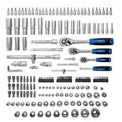 Draper HI-TORQ® Metric Socket and Bit Set, 1/4", 3/8" and 1/2" Sq. Dr. (188 Piece)  24231
