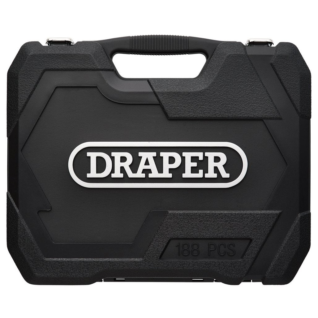 Draper HI-TORQ® Metric Socket and Bit Set, 1/4", 3/8" and 1/2" Sq. Dr. (188 Piece)  24231