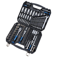 Draper HI-TORQ® Metric Socket and Bit Set, 1/4", 3/8" and 1/2" Sq. Dr. (219 Piece)  24232