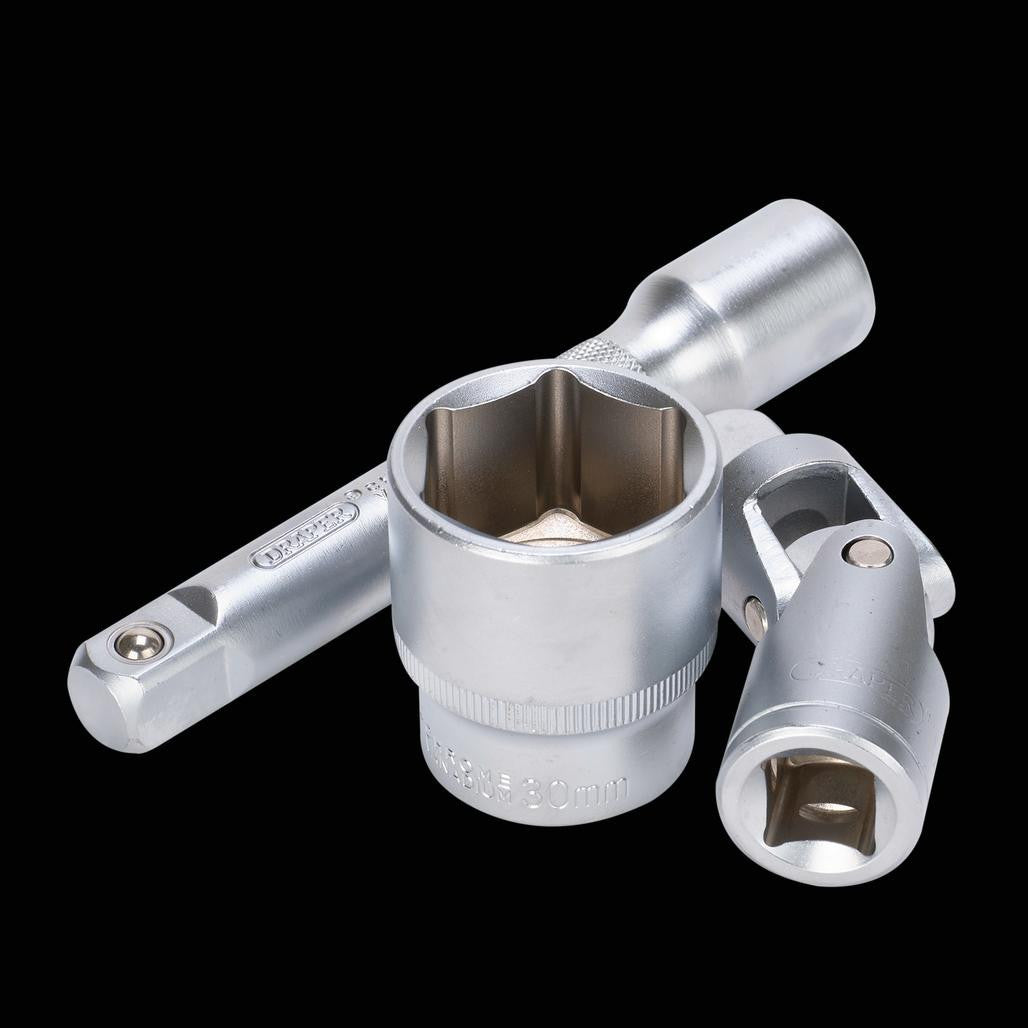 Draper HI-TORQ® Metric Socket and Bit Set, 1/4", 3/8" and 1/2" Sq. Dr. (219 Piece)  24232