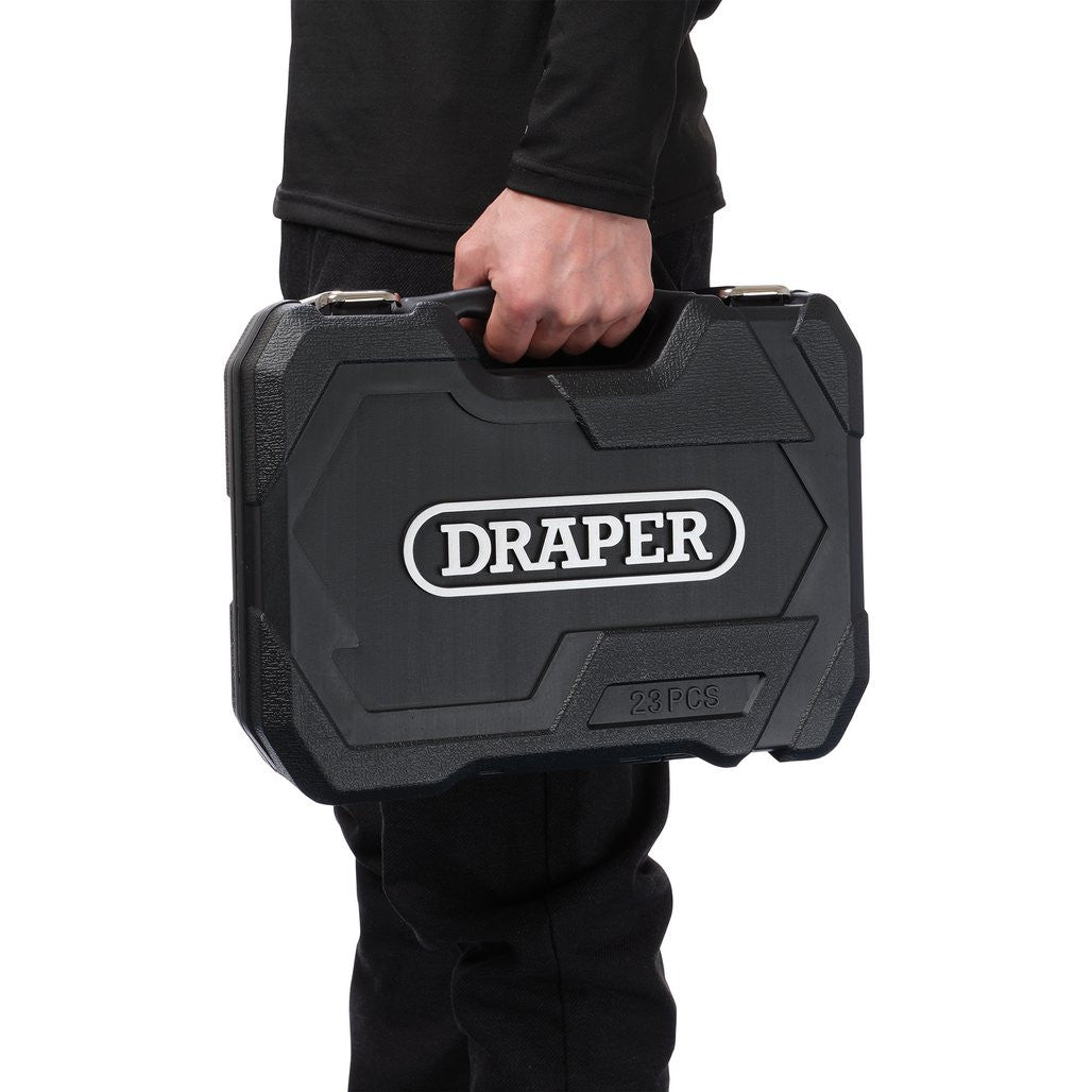 Draper HI-TORQ® Metric Socket Set, 1/2" Sq. Dr. (27 Piece)  24234