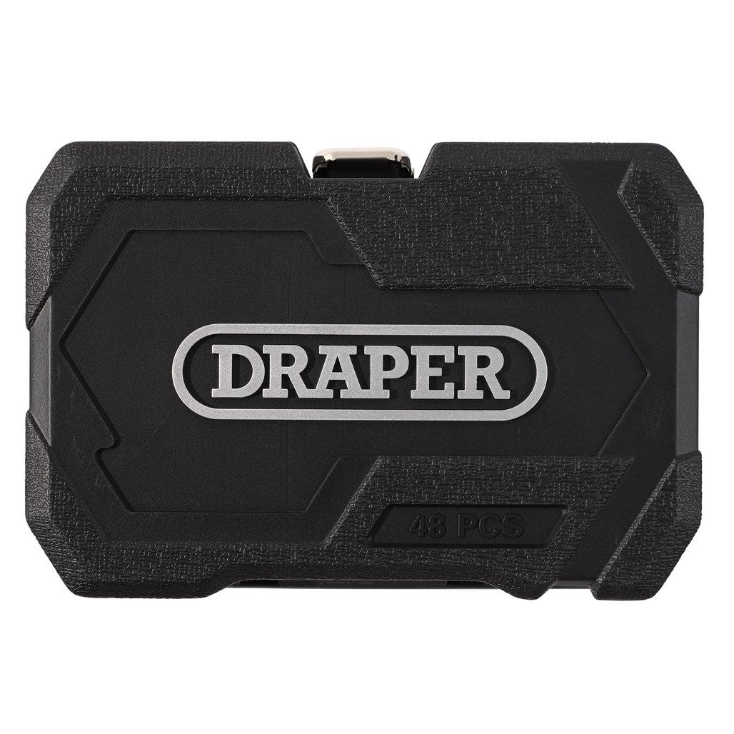 Draper HI-TORQ® Metric Socket and Bit Set, 1/4" and 3/8" Sq. Dr. (48 Piece)  24235