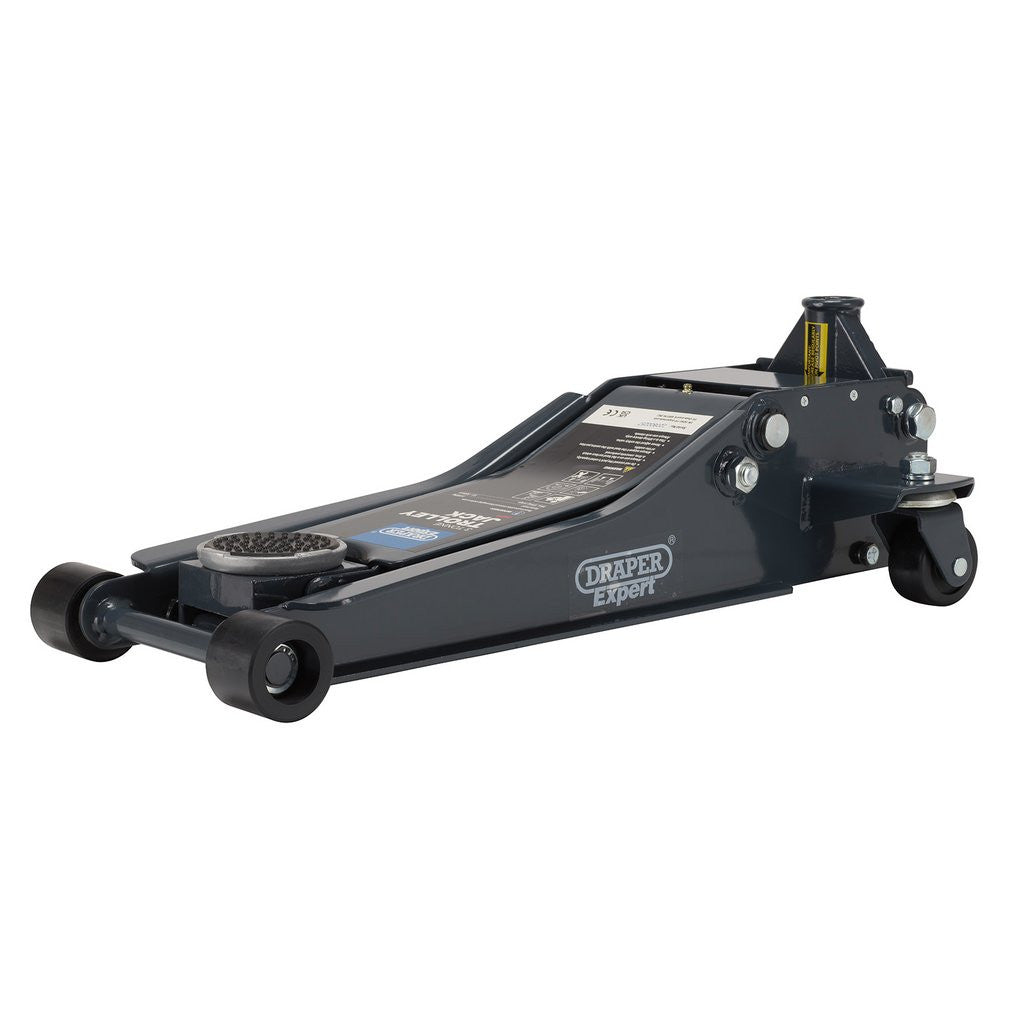 Draper Expert Professional Low Profile Garage Trolley Jack, 3 Tonne 24271