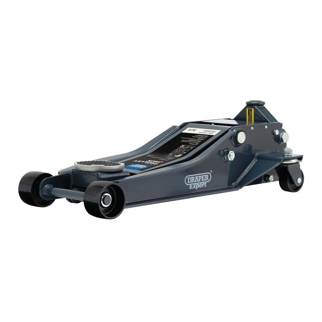 Draper Expert Professional Low Profile Garage Trolley Jack, 4 Tonne 24276