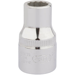 Draper Elora Bi-Hexagon Socket, 1/2" Sq. Dr., 7/16"  24343
