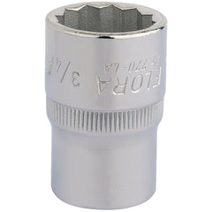 Draper Elora Bi-Hexagon Socket, 1/2" Sq. Dr., 3/4"  24418