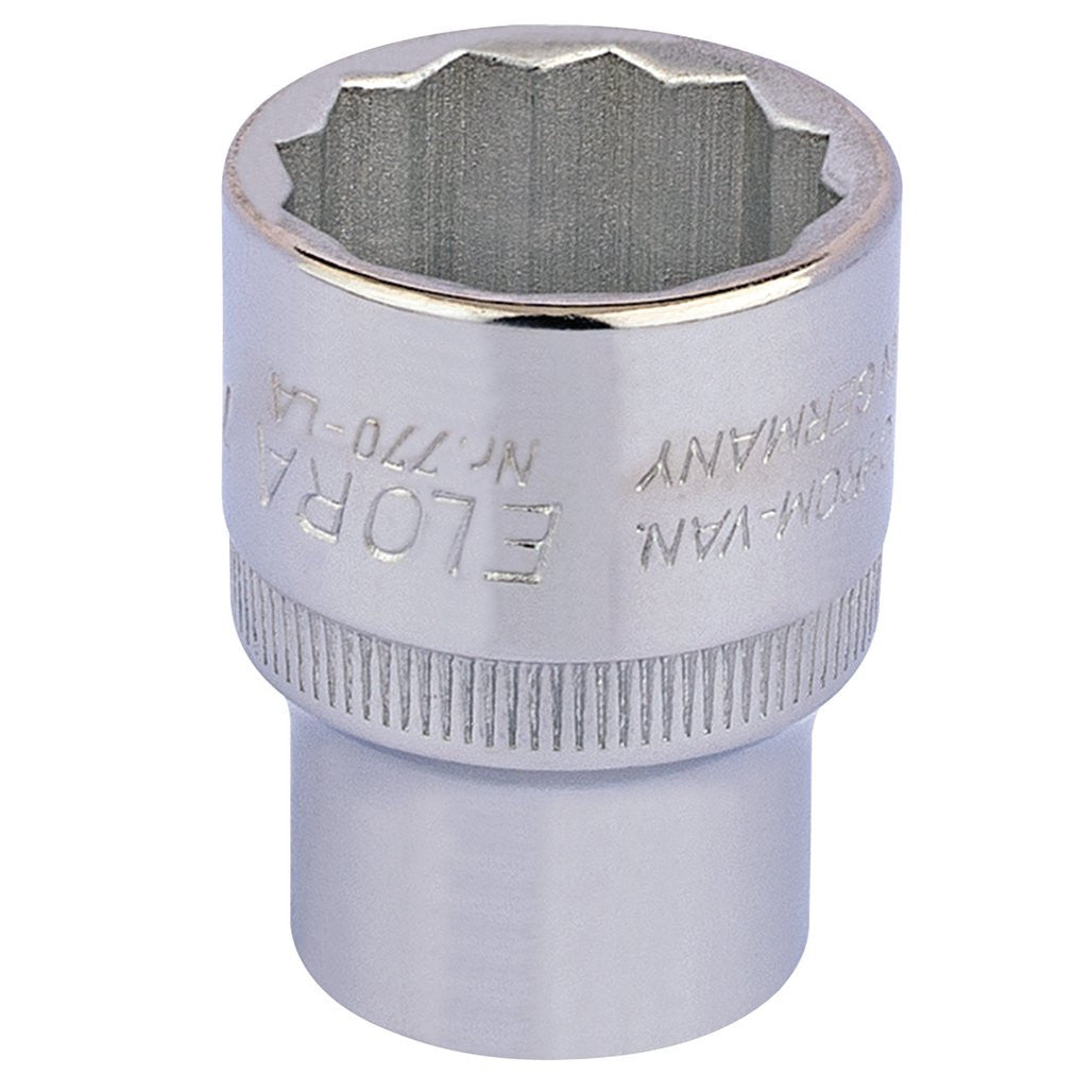 Draper Elora Bi-Hexagon Socket, 1/2" Sq. Dr., 7/8"  24442