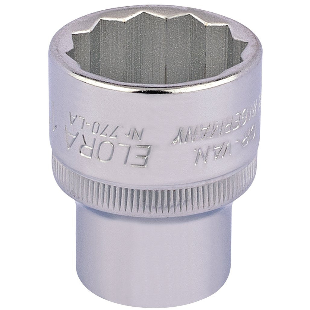 Draper Elora Bi-Hexagon Socket, 1/2" Sq. Dr., 1"  24476
