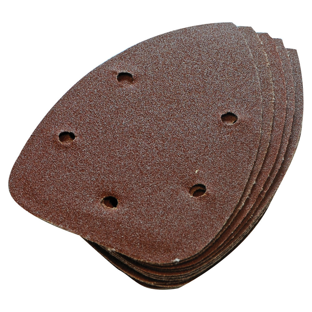 Silverline Hook & Loop Detail Sander Sheets 140mm 10pk 245094