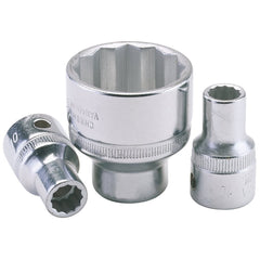 Draper Elora Bi-Hexagon Socket, 1/2" Sq. Dr., 8mm  24533
