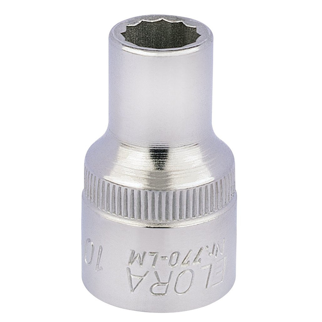 Draper Elora Bi-Hexagon Socket, 1/2" Sq. Dr., 10mm  24559