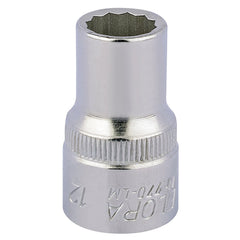 Draper Elora Bi-Hexagon Socket, 1/2" Sq. Dr., 12mm  24575