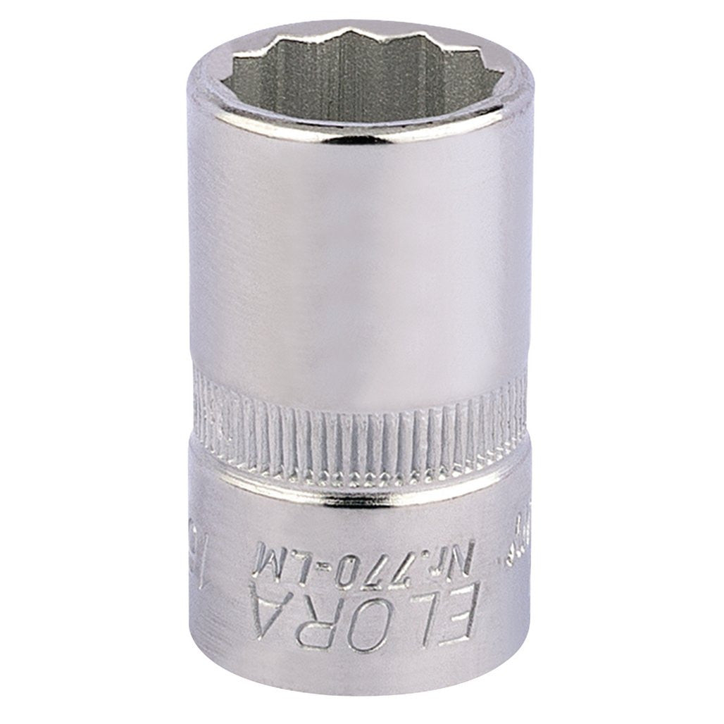 Draper Elora Bi-Hexagon Socket, 1/2" Sq. Dr., 16mm  24616