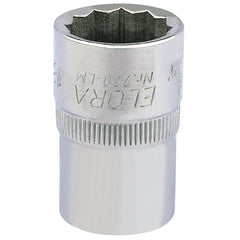 Draper Elora Bi-Hexagon Socket, 1/2" Sq. Dr., 18mm  24632