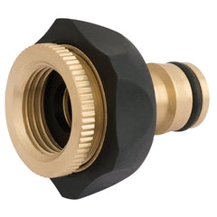Draper Brass and Rubber Tap Connector, 1/2 - 3/4"  24646