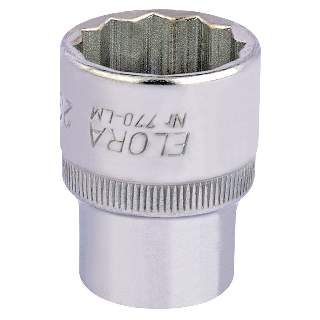 Draper Elora Bi-Hexagon Socket, 1/2" Sq. Dr., 23mm  24682