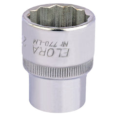 Draper Elora Bi-Hexagon Socket, 1/2" Sq. Dr., 23mm  24682