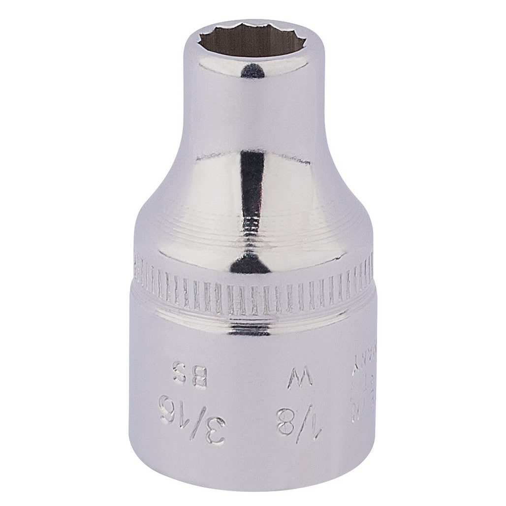 Draper Elora Whitworth Bi-Hexagon Socket, 1/2" Sq. Dr., 1/8"  24799