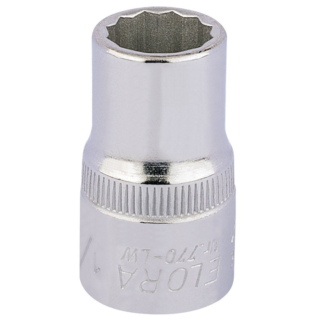Draper Elora Whitworth Bi-Hexagon Socket, 1/2" Sq. Dr., 1/4"  24814