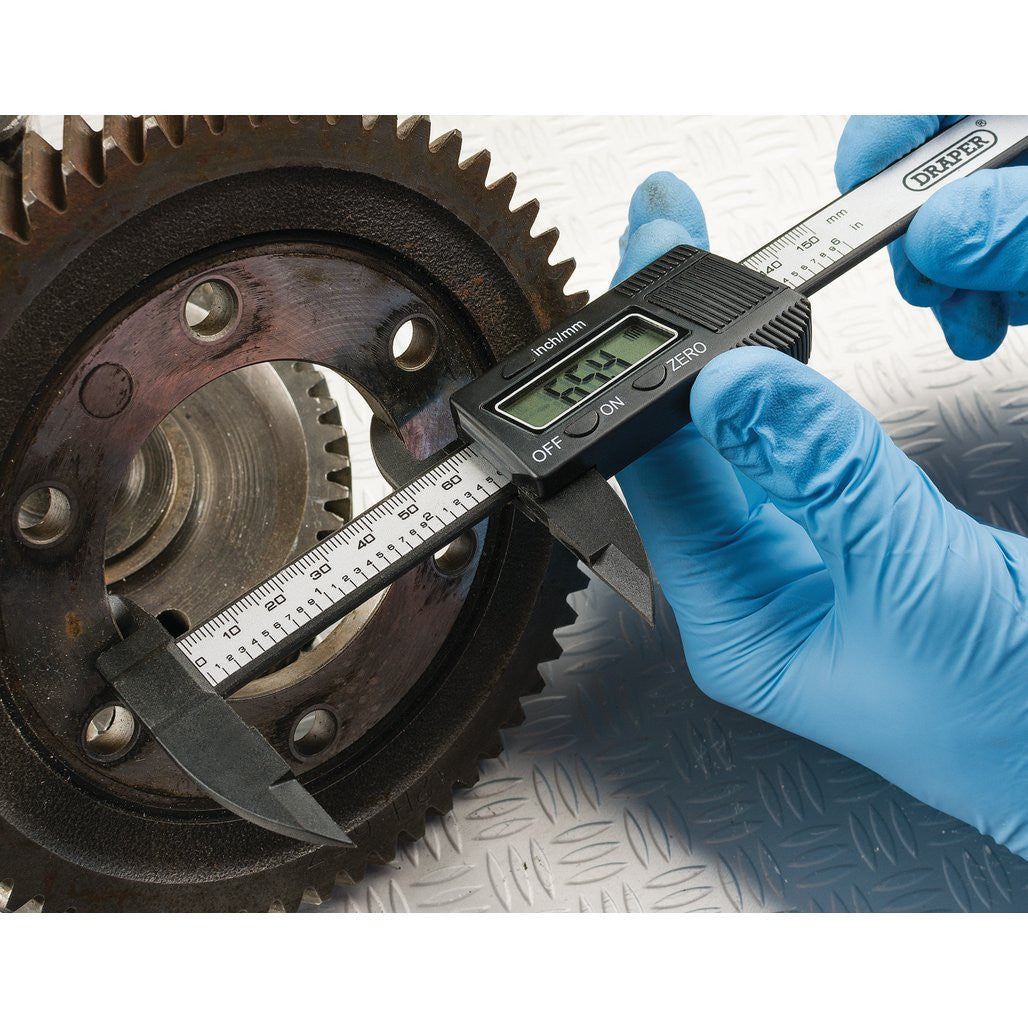 Draper Digital Caliper Gauge, 150mm  24816