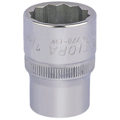 Draper Elora Whitworth Bi-Hexagon Socket, 1/2" Sq. Dr., 7/16"  24848