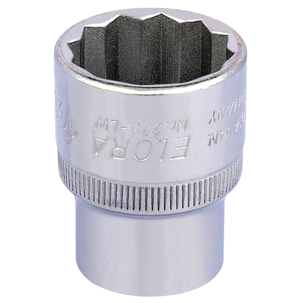Draper Elora Whitworth Bi-Hexagon Socket, 1/2" Sq. Dr., 1/2"  24856