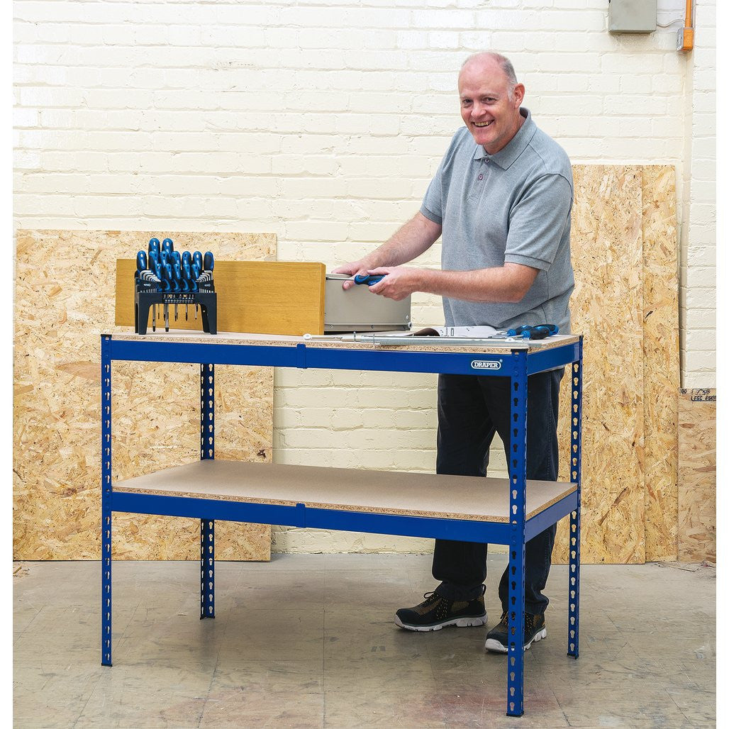 Draper Steel Workbench, 1200 x 600 x 900mm 24912