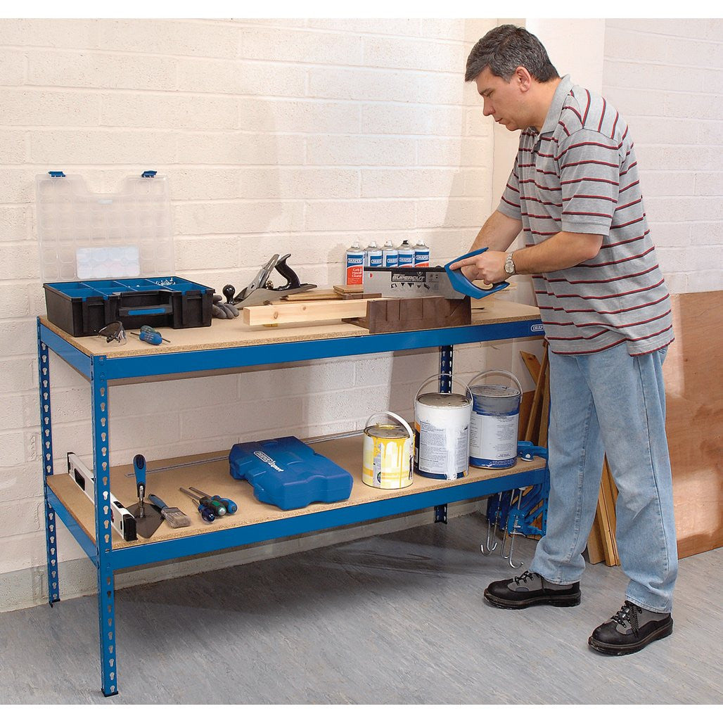 Draper Steel Workbench, 1800 x 600 x 900mm 24913